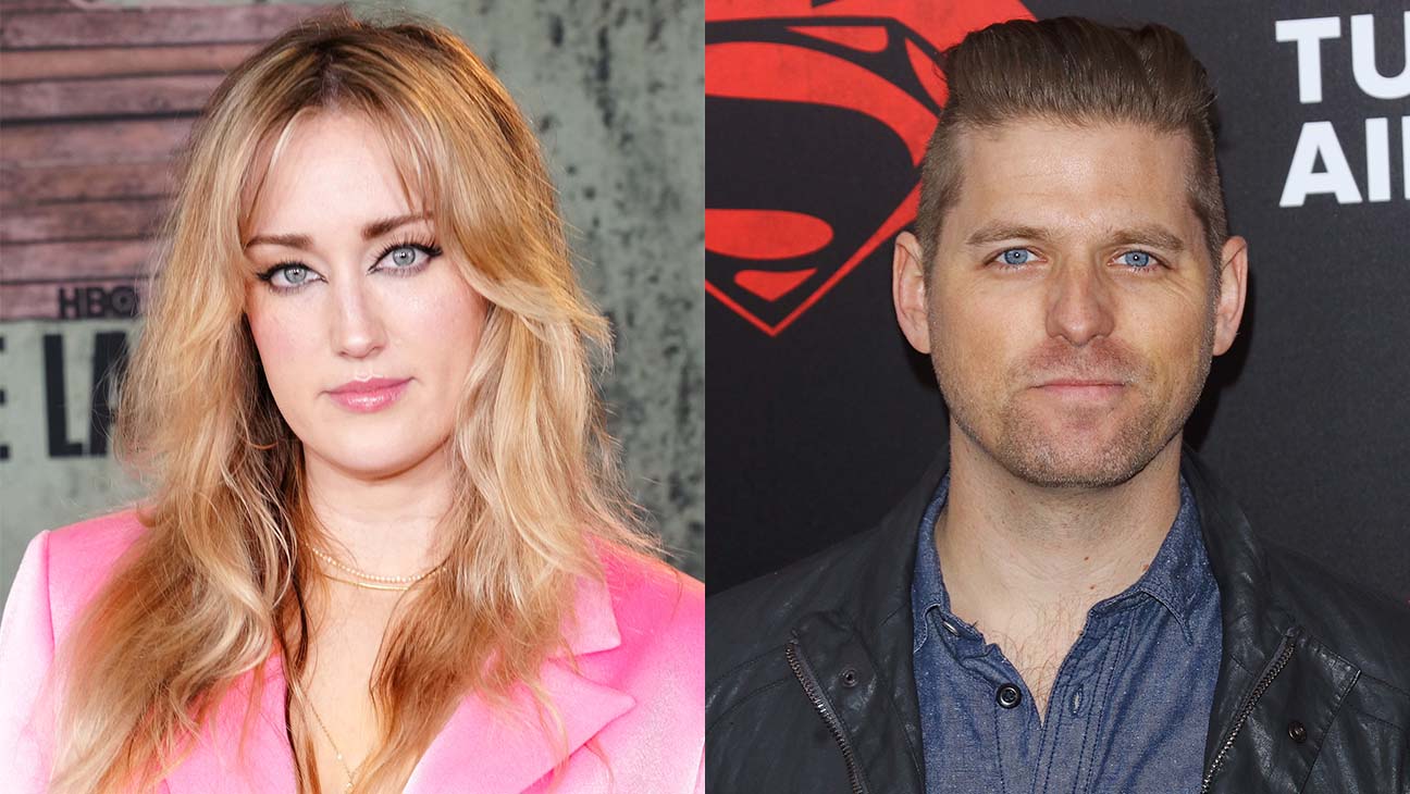 Ashley Johnson and Brian Foster