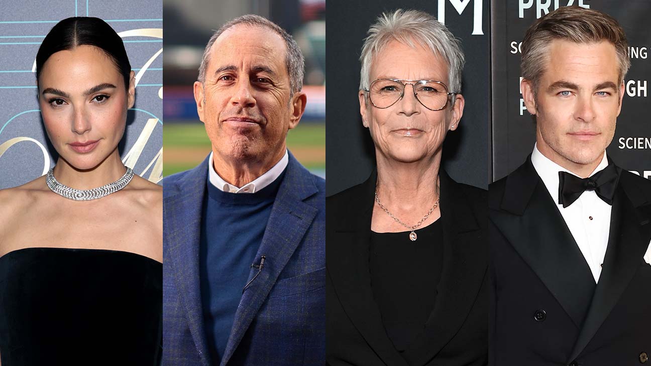 Gal Gadot, Jerry Seinfeld, Jamie Lee Curtis and Chris Pine